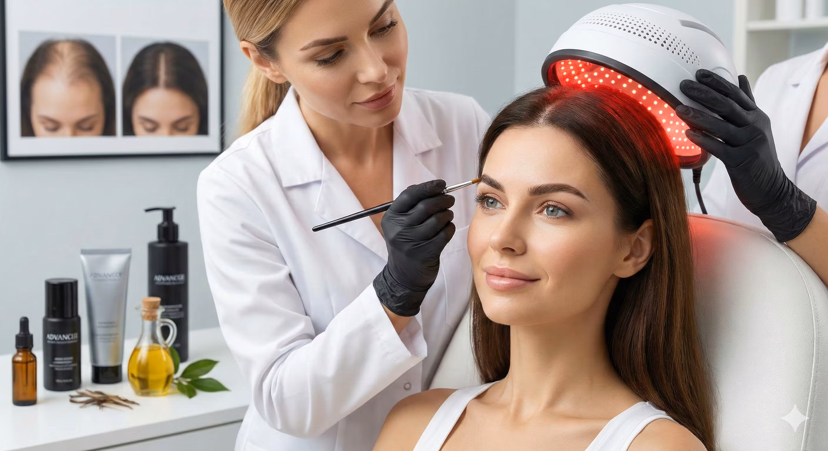 שיקום שיער וגבות דלילות